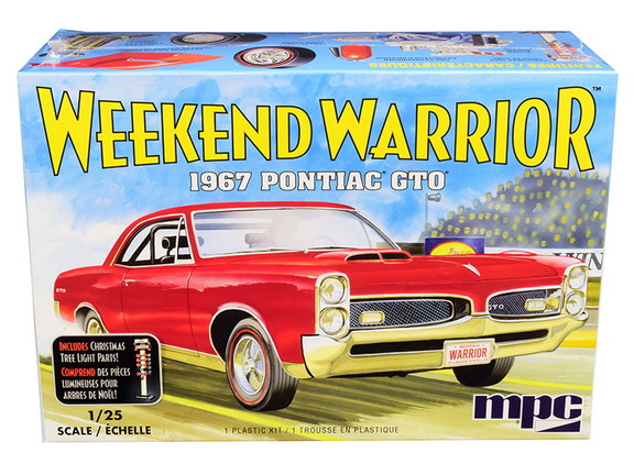 MPC MPC918M  Skill 3 Model Kit 1967 Pontiac GTO W...