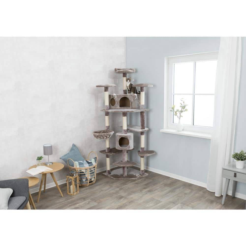 TRIXIE Roma Cat Tower XL, Gray 44734