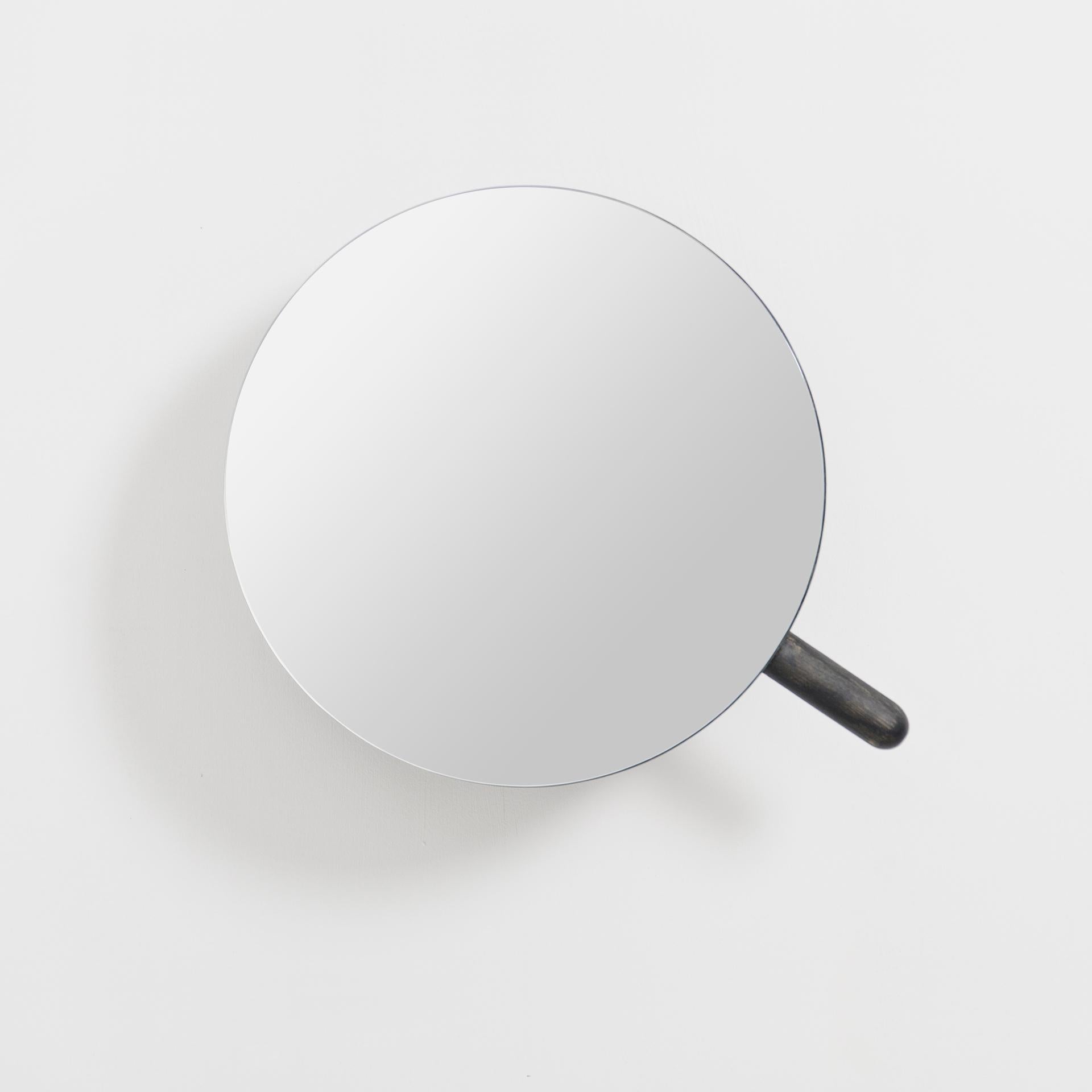 Magnifying Mirror Dark Oak