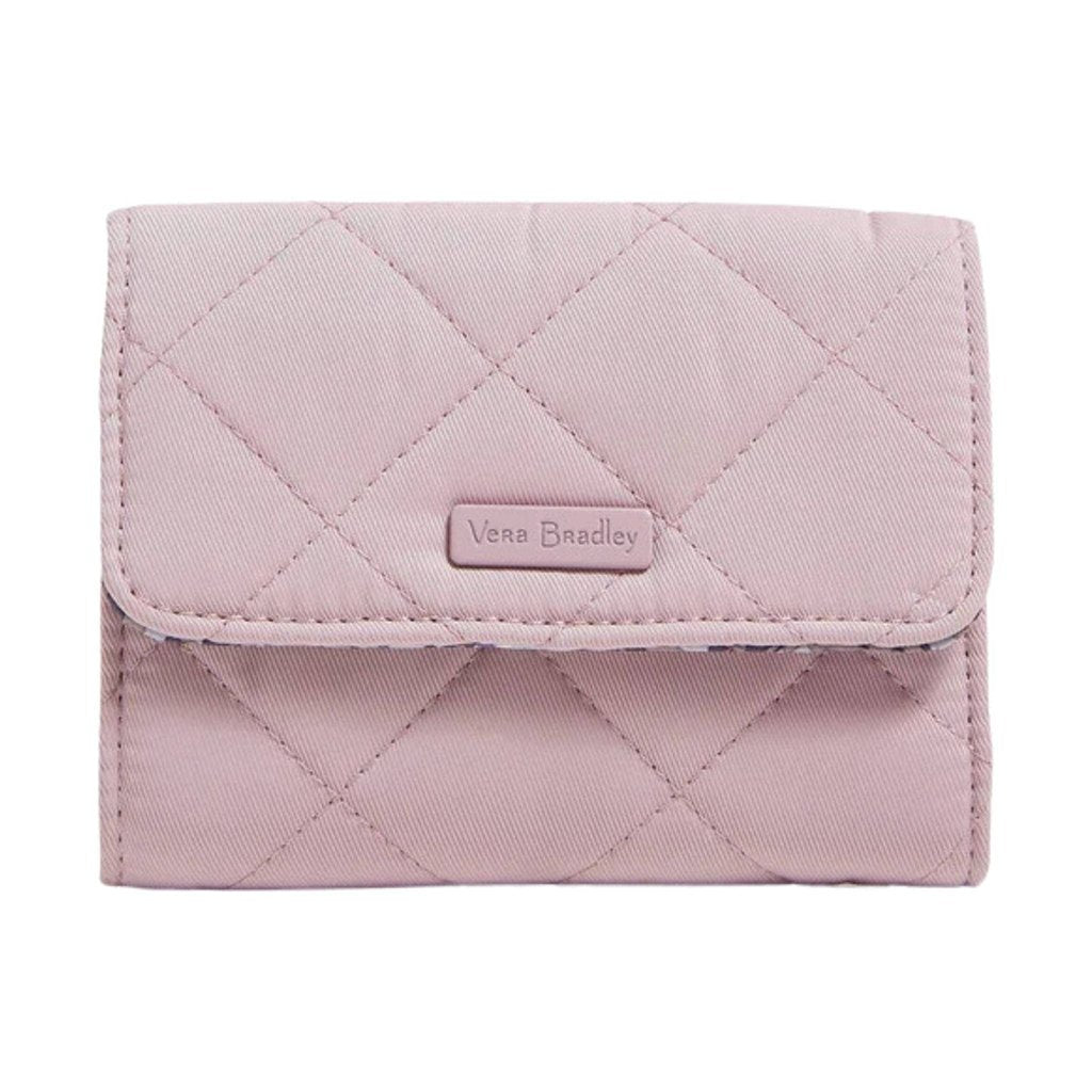 Vera Bradley  RFID Riley Compact Wallet in Hydrangea Pink