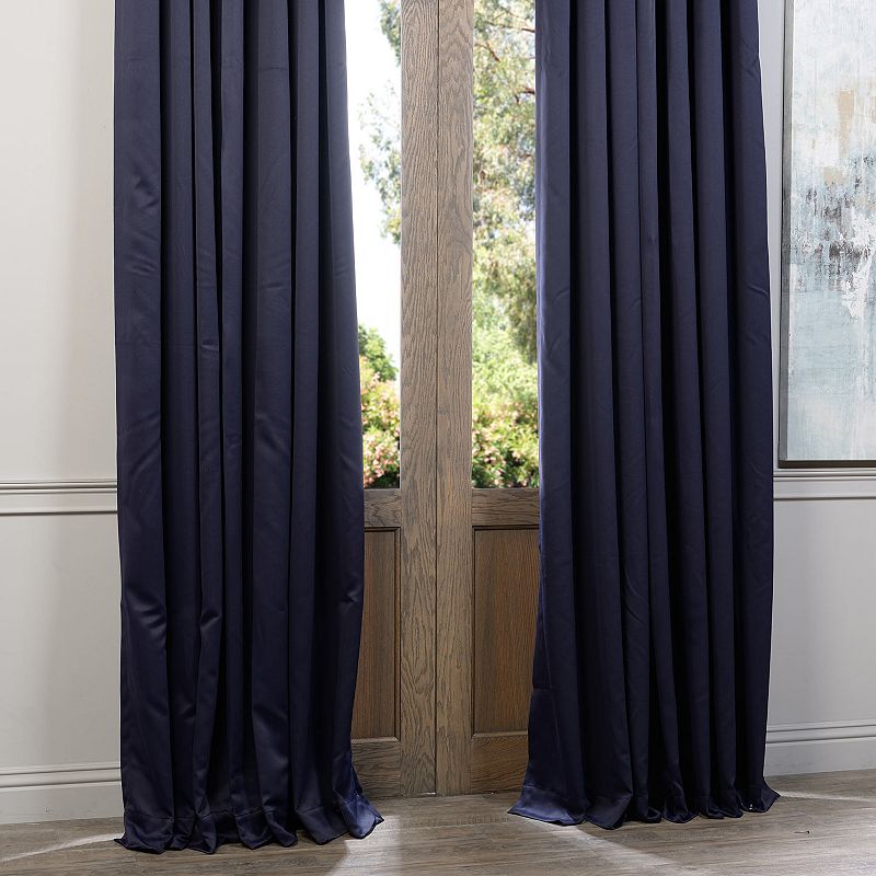 EFF Blackout 1-Panel Eclipse Patio Sized Double Wide Window Curtain