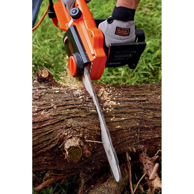 Black amp Decker Cs1216 120v 12 Amp Brushed 16 In Corded Chainsaw