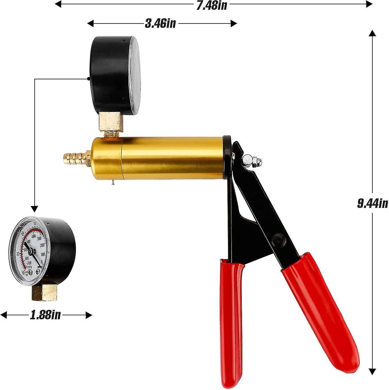 Brake Bleeder Device， Vacuum Pump Brake Bleeder Set For Car Motorcycle Tester， Pressure Test With Carrying Bag