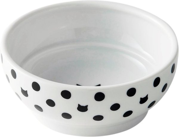 Necoichi Non-Skid Ceramic Cat Food Bowl， 1-cup