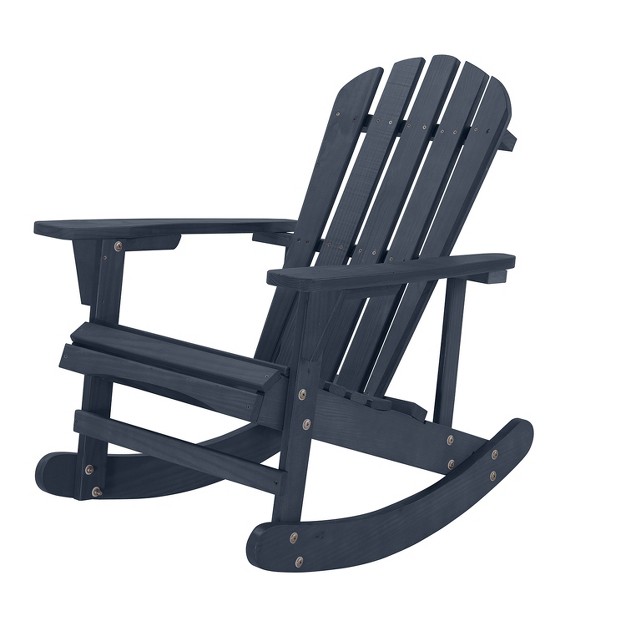 Saint Birch Adirondack Wooden Rocking Chair