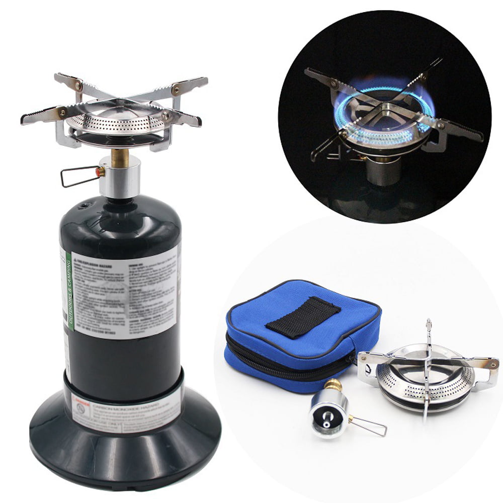 Portable Propane Gas Stove, Compact Propane Gas Stove with Adjustable Burner for Outdoor Camping