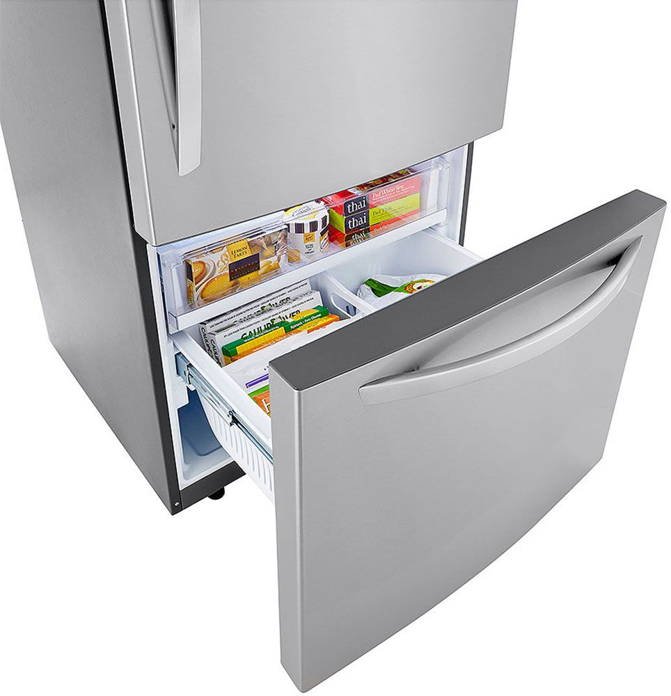 LG 26 Cu. Ft. PrintProof Stainless Steel Bottom Freezer Refrigerator