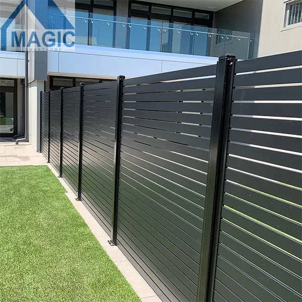 aluminum fence gate removable garden fence used aluminum material factory directly supply customize size for sale