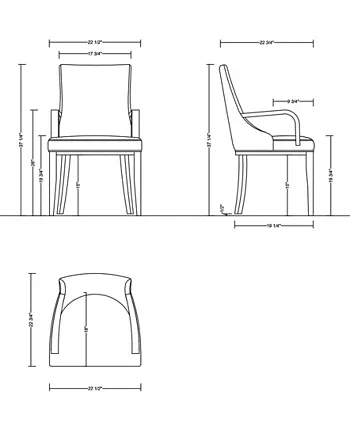 Manhattan Comfort Shubert 2 Piece Beech Wood Faux Leather and Velvet Upholstered Dining Armchair Set