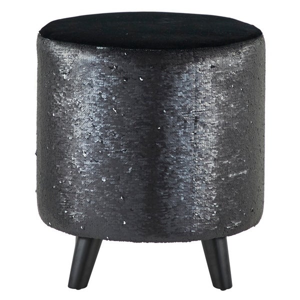 Fabric Contemporary Stool 18 x 16 x 16 - 16 x 16 x 18Round