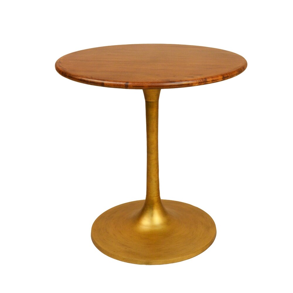 Rayna 30 Inch Round Wood Top Dining Table