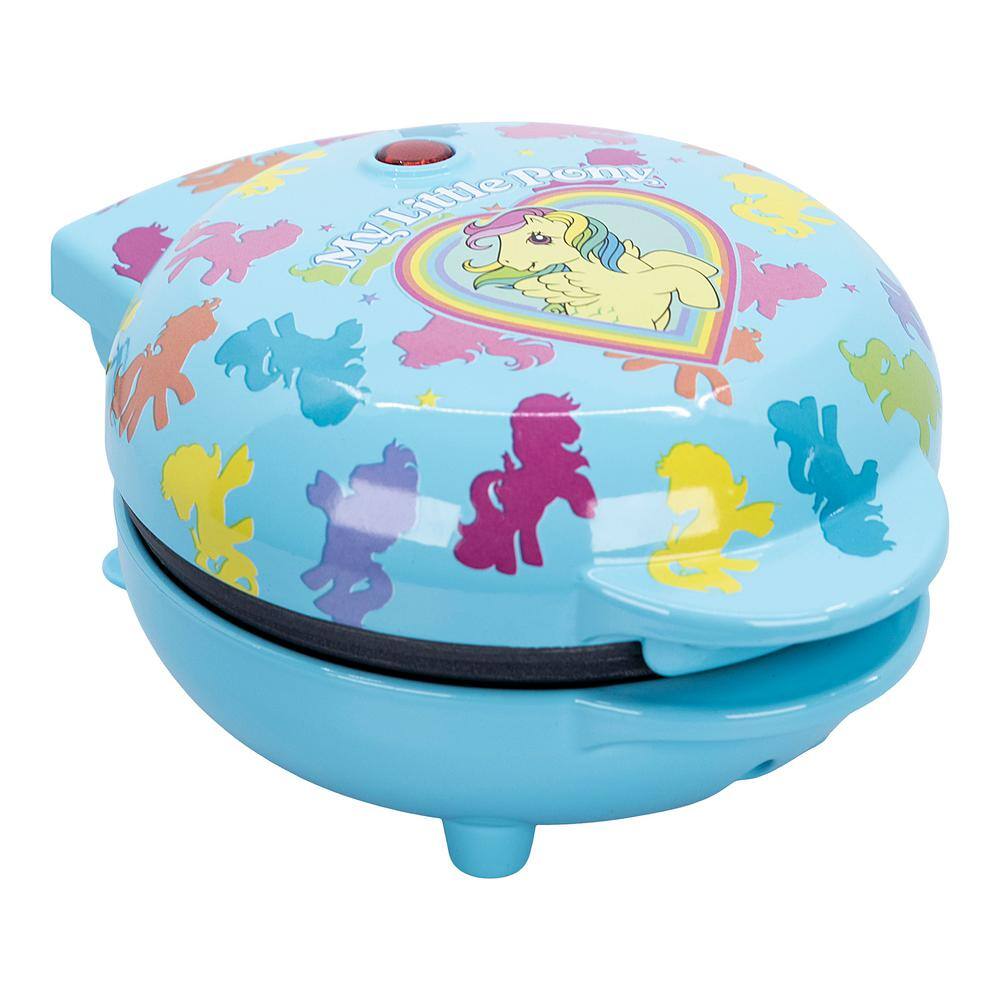 Uncanny Brands Light Blue 'My Little Pony' American Mini Waffle Maker WM3-PON-PN1