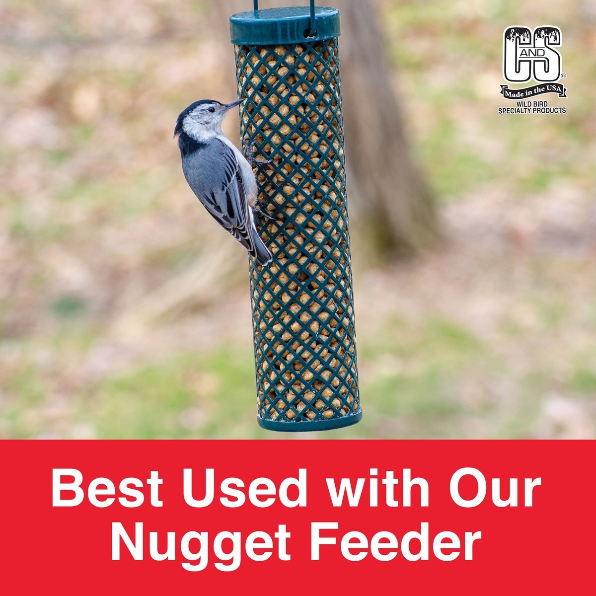 CandS Peanut Suet Nuggets Wild Bird Food