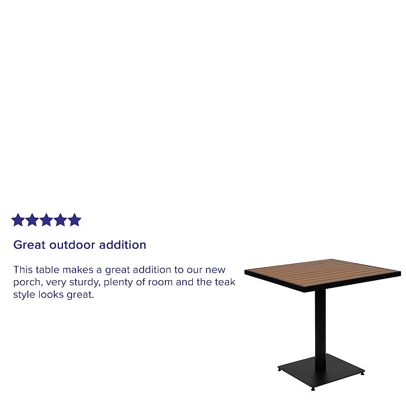 Flash Furniture 30-in. Square Patio Bistro Dining Table