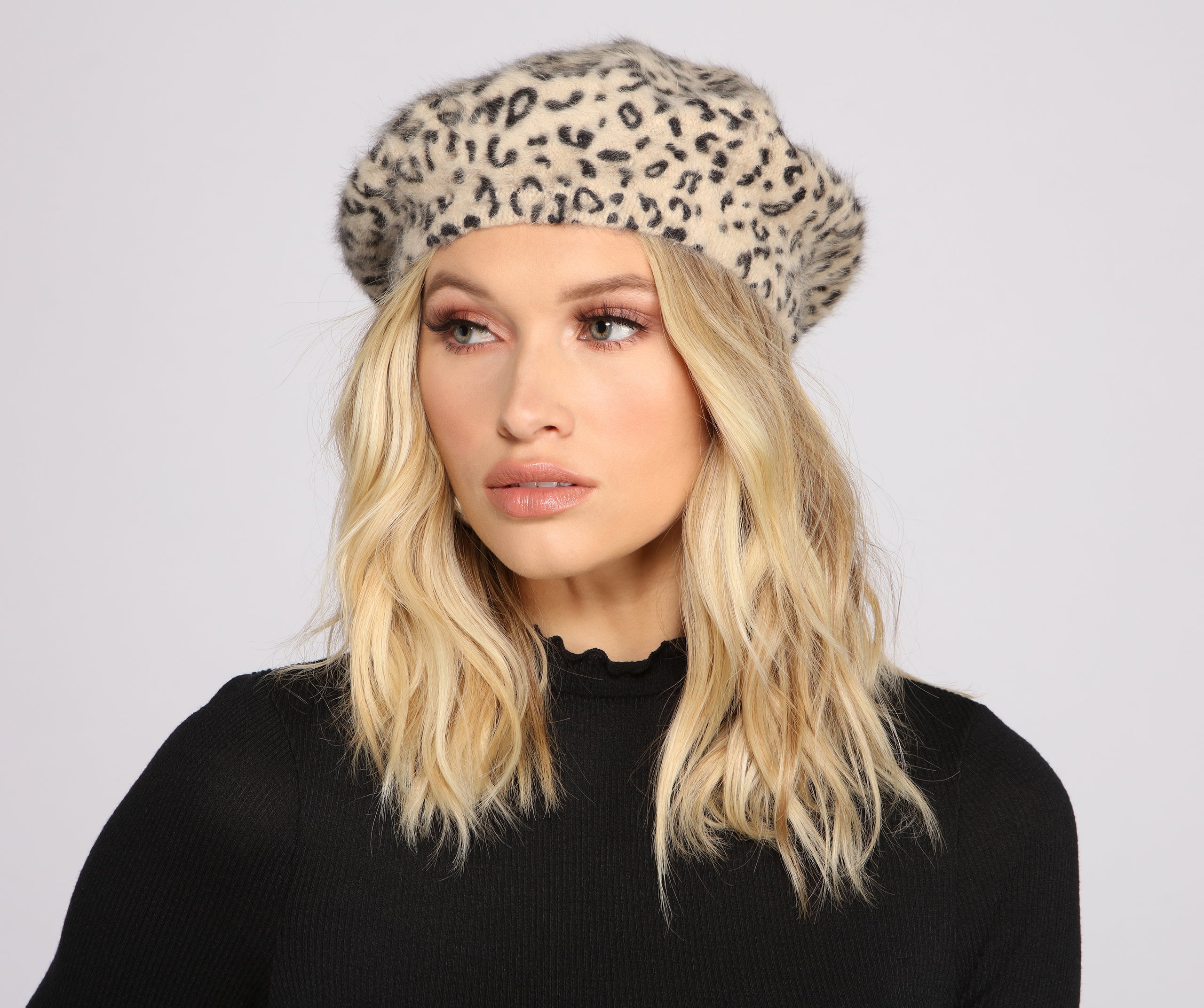 Oh La La Leopard Beret