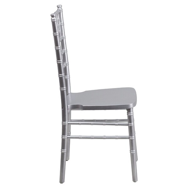 HERCULES Series Silver Wood Chiavari Chair