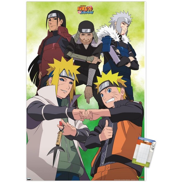 Trends International Naruto Shippuden Green Unframed Wall Poster Prints