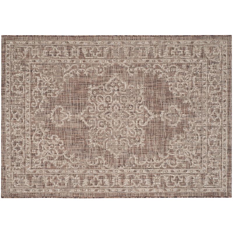 Safavieh Courtyard Ellsworth Framed Medallion Indoor Outdoor Rug