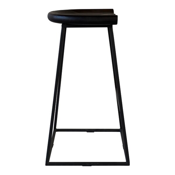 Aurelle Home Solid Industrial Stools (Set of 2)