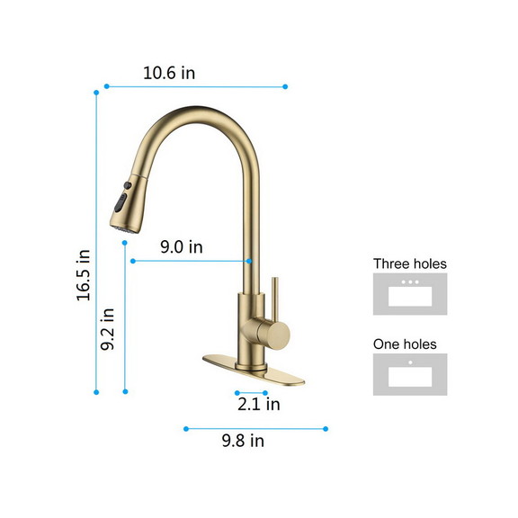 Kitchen Faucet with Pull Out Spraye TH 4003LSJ