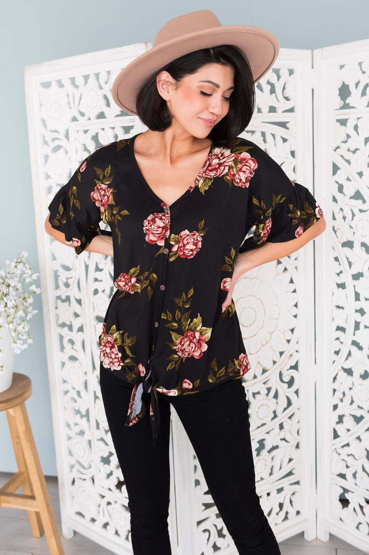 Floral Cutie Modest Top