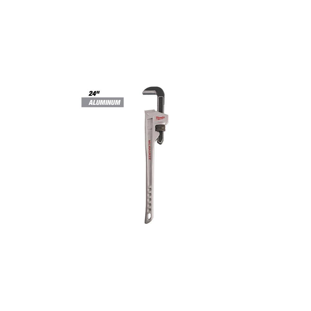 MW 14 in. and 24 in. Aluminum Pipe Wrench Set (2-Tool) 48-22-7214-48-22-7224