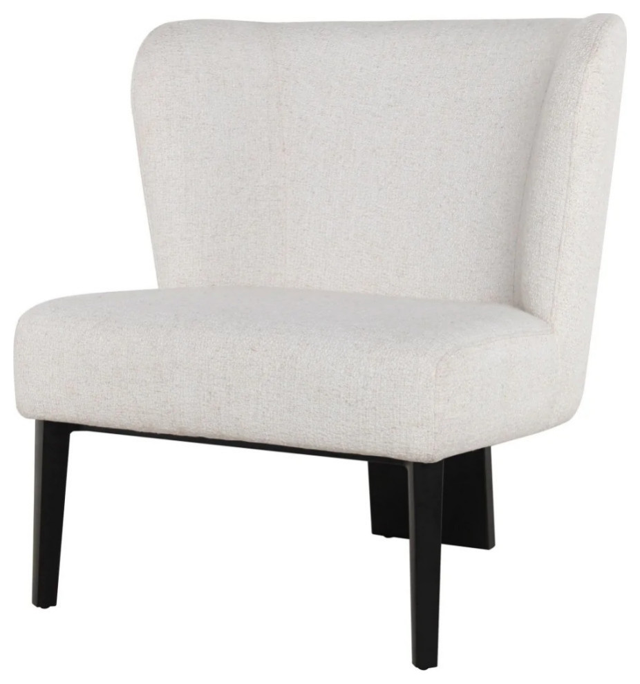 Jillian Modern White Accent Chair   Transitional   Armchairs And Accent Chairs   by Rustic Home Furniture Deco  Houzz