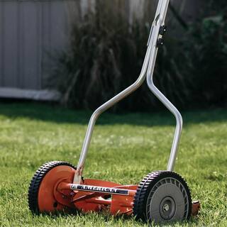 American Lawn Mower Company 14 in. 4-Blade Manual Walk Behind Reel Lawn Mower 1204-14-21