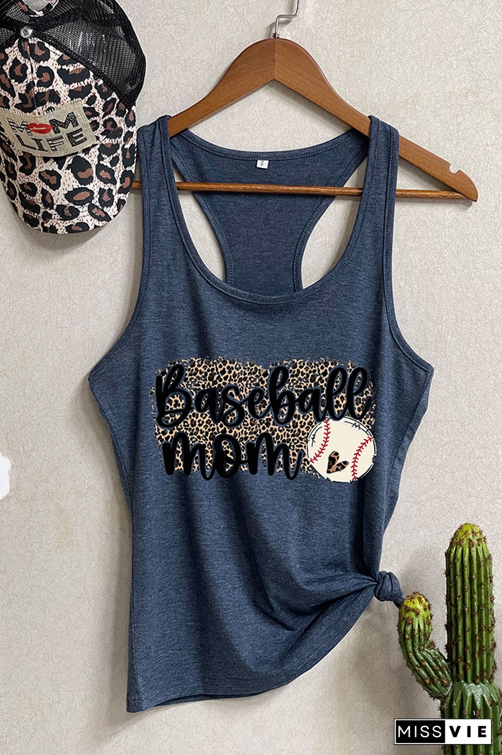 Baseball Mom Sleeveless Tank Top Wholesale