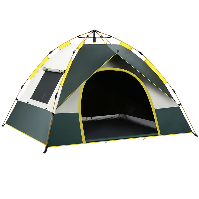 High Quality One Room Large Outdoor Camping Tents 3 4 persons Waterproof Outdoor Family Luxury Big Camping Tent