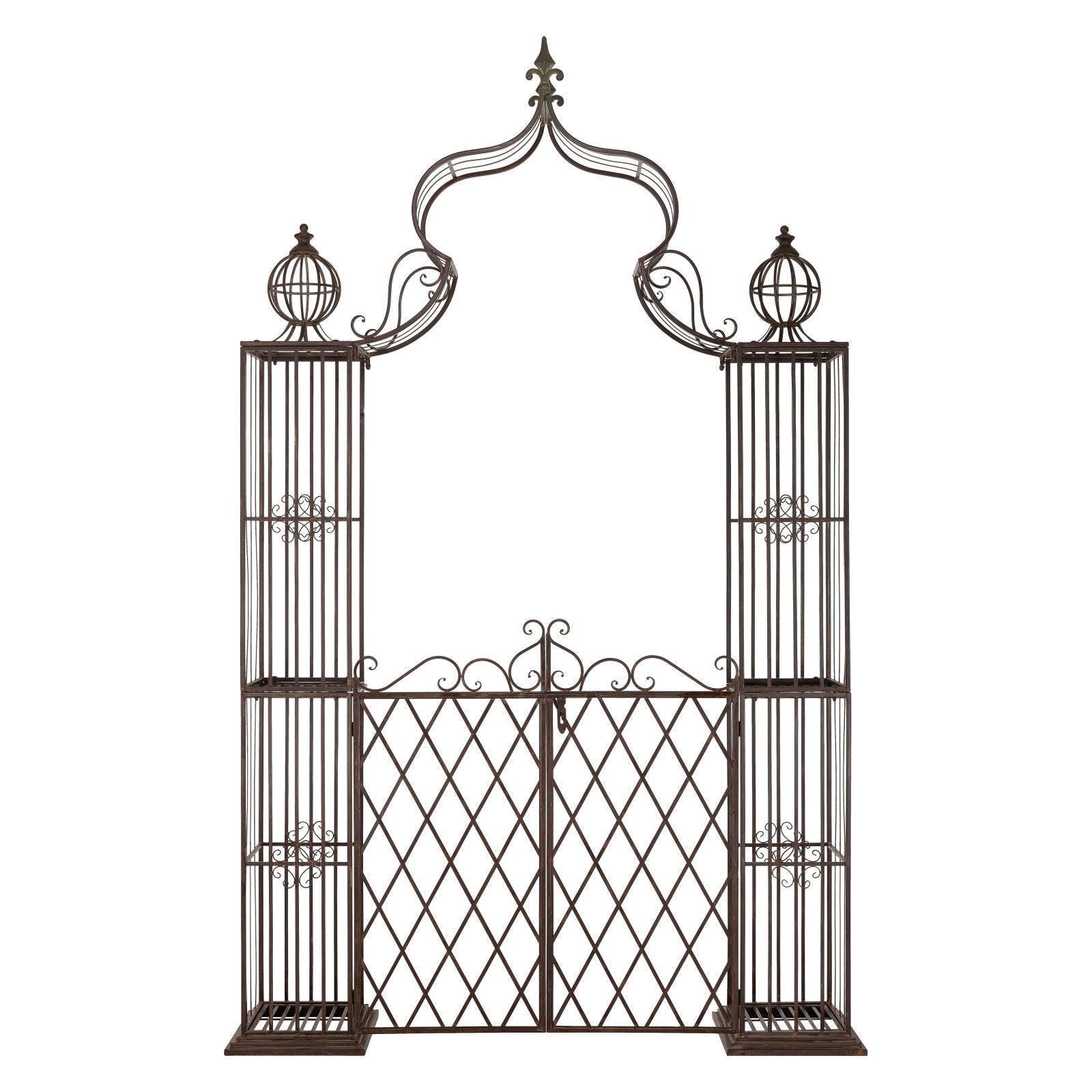 Safavieh Beatrix 9 ft. Gated Iron Arbor