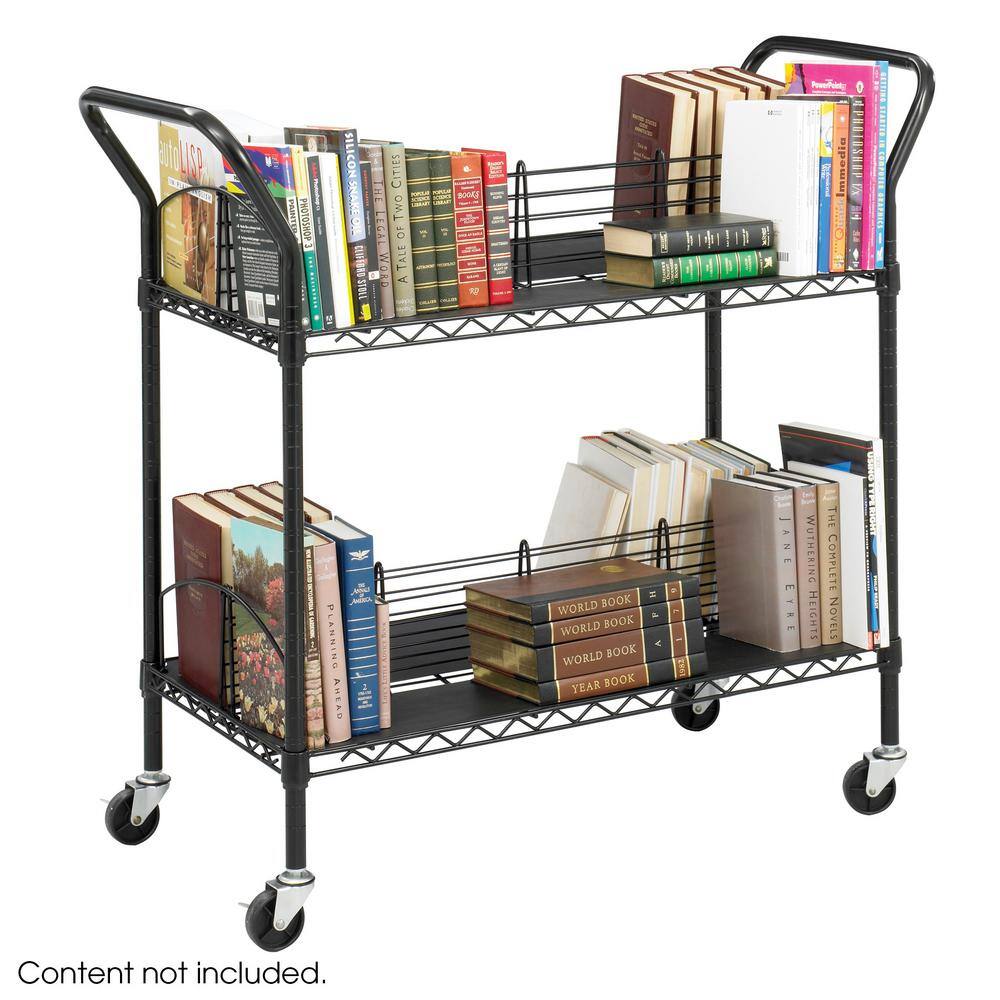 Wire Book Cart 5333BL