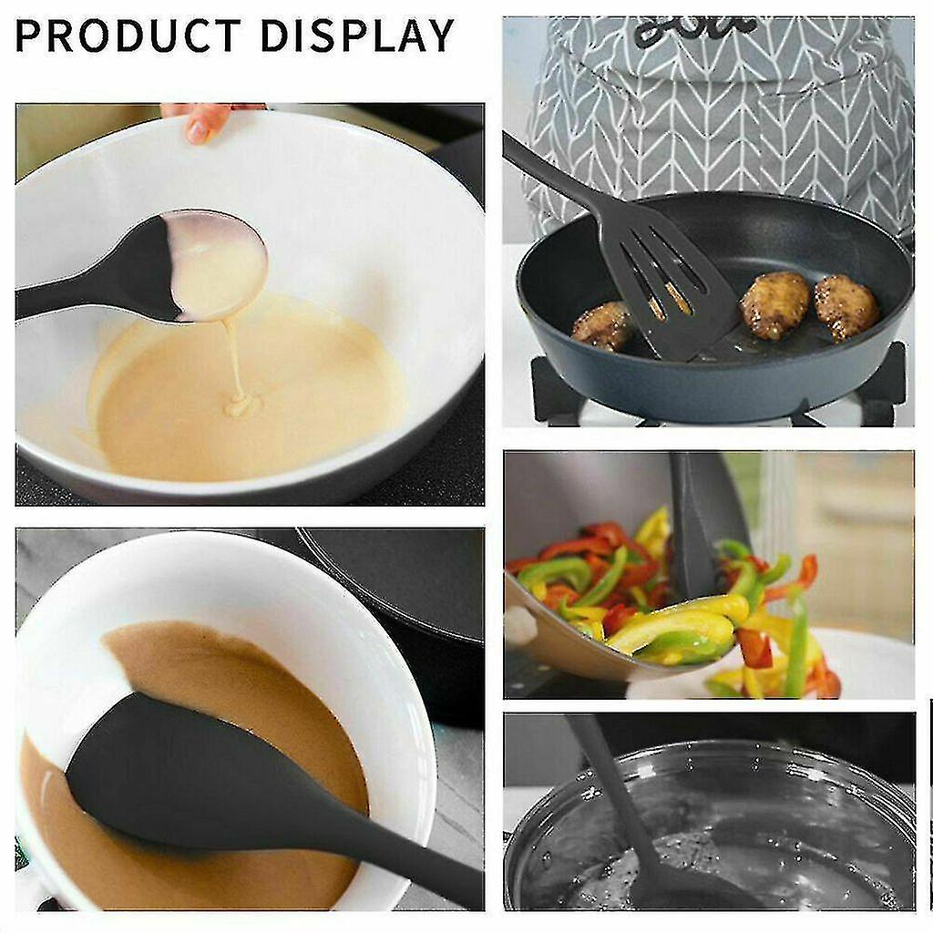 Silicone Cooking Utensils Cooking Spoons Kitchen Gadgets 10 Pcs Set Cooking Utensils Bbq Tool