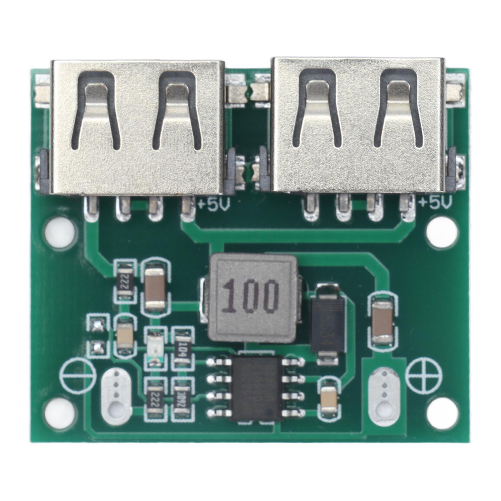 Buck Charger Dc To Dc Dual Usb Output 9v 12v 24v To 5.2v 3a Charging Regulator Module