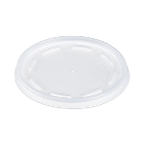 Dart Plastic Lids， Fits 12 oz to 24 oz Foam Cups， Vented， Translucent， 100/Pack， 10 Packs/Carton (16JL)