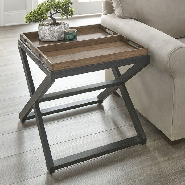 Porch and Den Tacoma Tray-top End Table