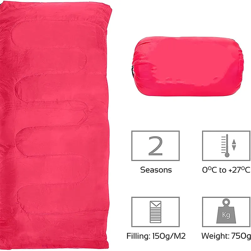 Hot Sell Multipurpose Compact ultralight portable waterproof custom envelope Sleeping Bag