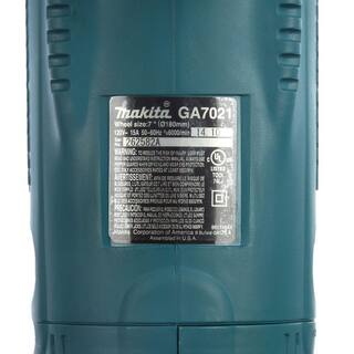 Makita 15 Amp Corded 7 in. Angle Grinder w Grinding wheel Side handle  Wheel Guard with bonus 7 in. 24 Seg Diamond Cup Wheel GA7021-A-96425