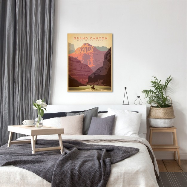 Americanflat Vintage Botanical Grand Canyon National Park By Anderson Design Group Wall Canvas