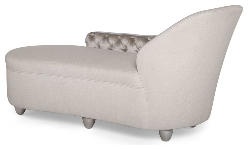 Crawford Chaise   Transitional   Indoor Chaise Lounge Chairs   by Innova Luxury Group  Houzz