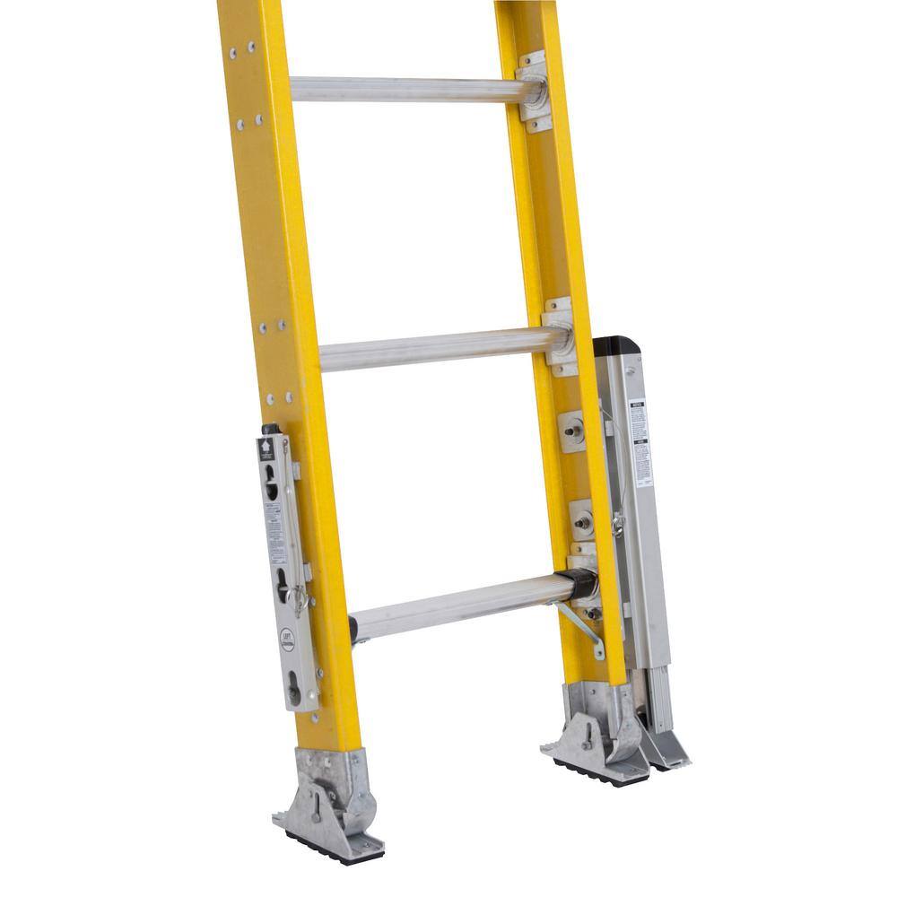 Werner 16 ft. Fiberglass D-Rung Extension Ladder with 375 lb. Load Capacity Type IAA Duty Rating D7116-2