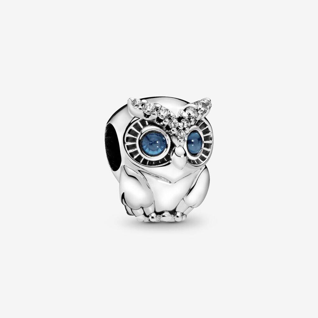 PANDORA  Sparkling Owl Charm