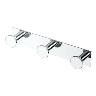 Gatco Glam All Modern Decor Triple Robe Hook Knob in Chrome 1288