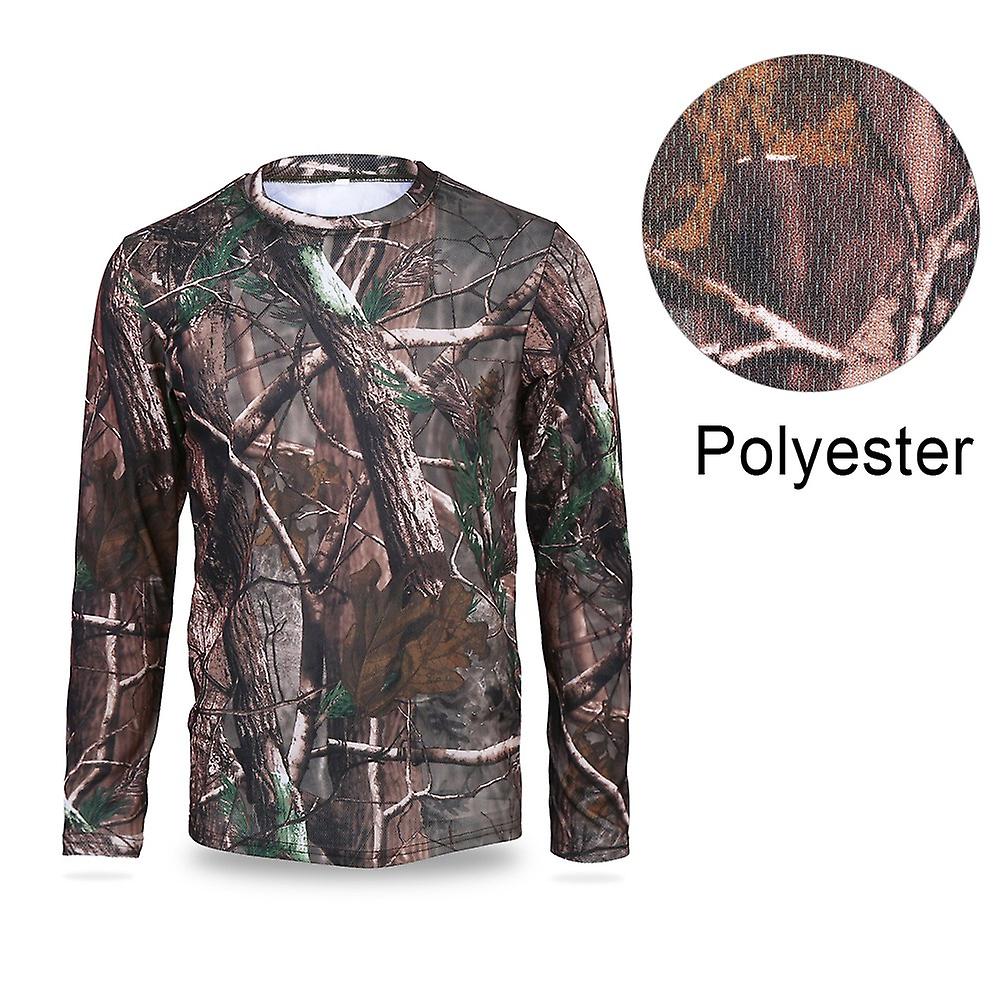 Men Long Sleeve T-shirt Quick Drying Clothes For Camping Outdoor Sports (m)