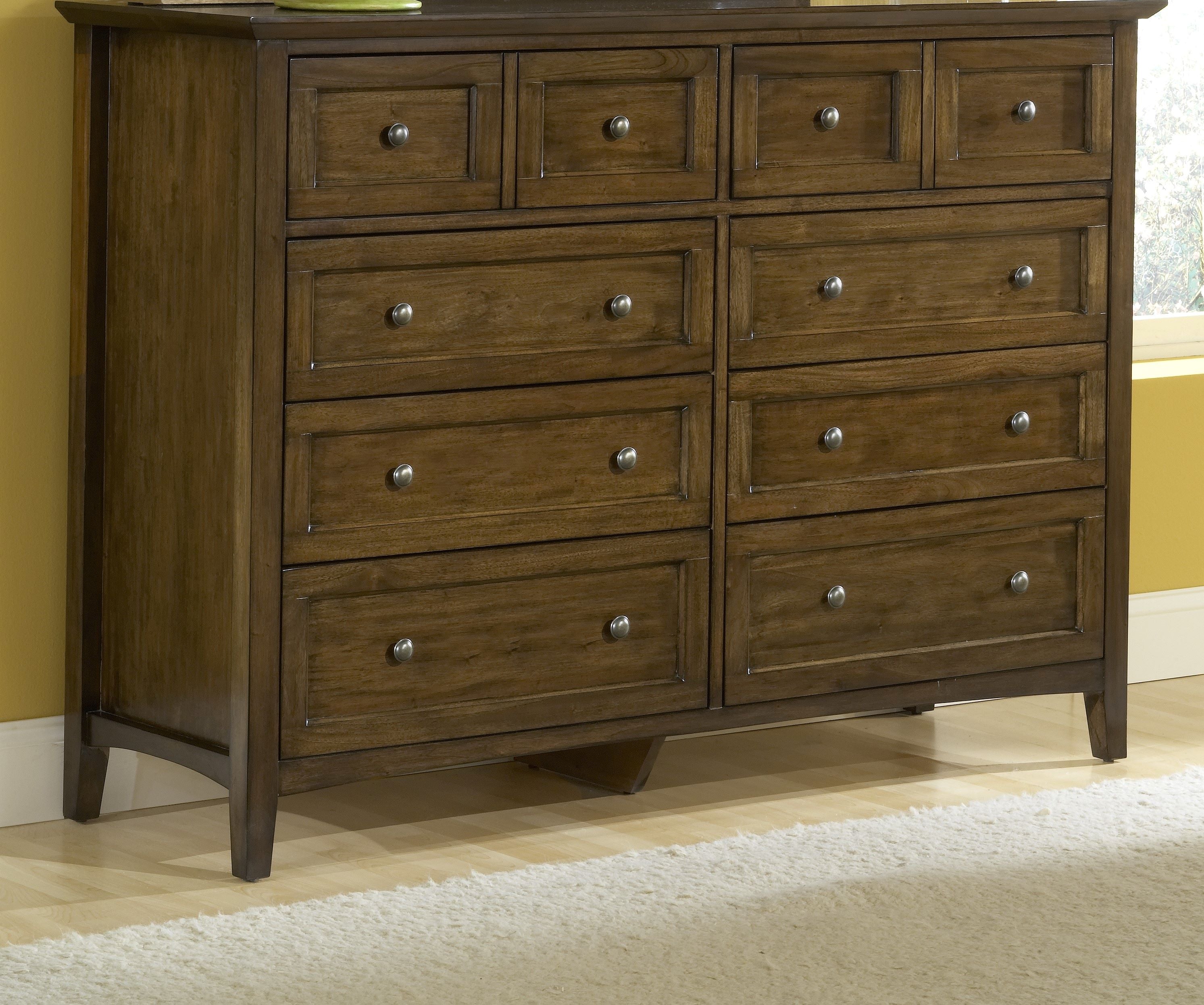 Modus Furniture Paragon Eight Drawer Dresser, Truffle