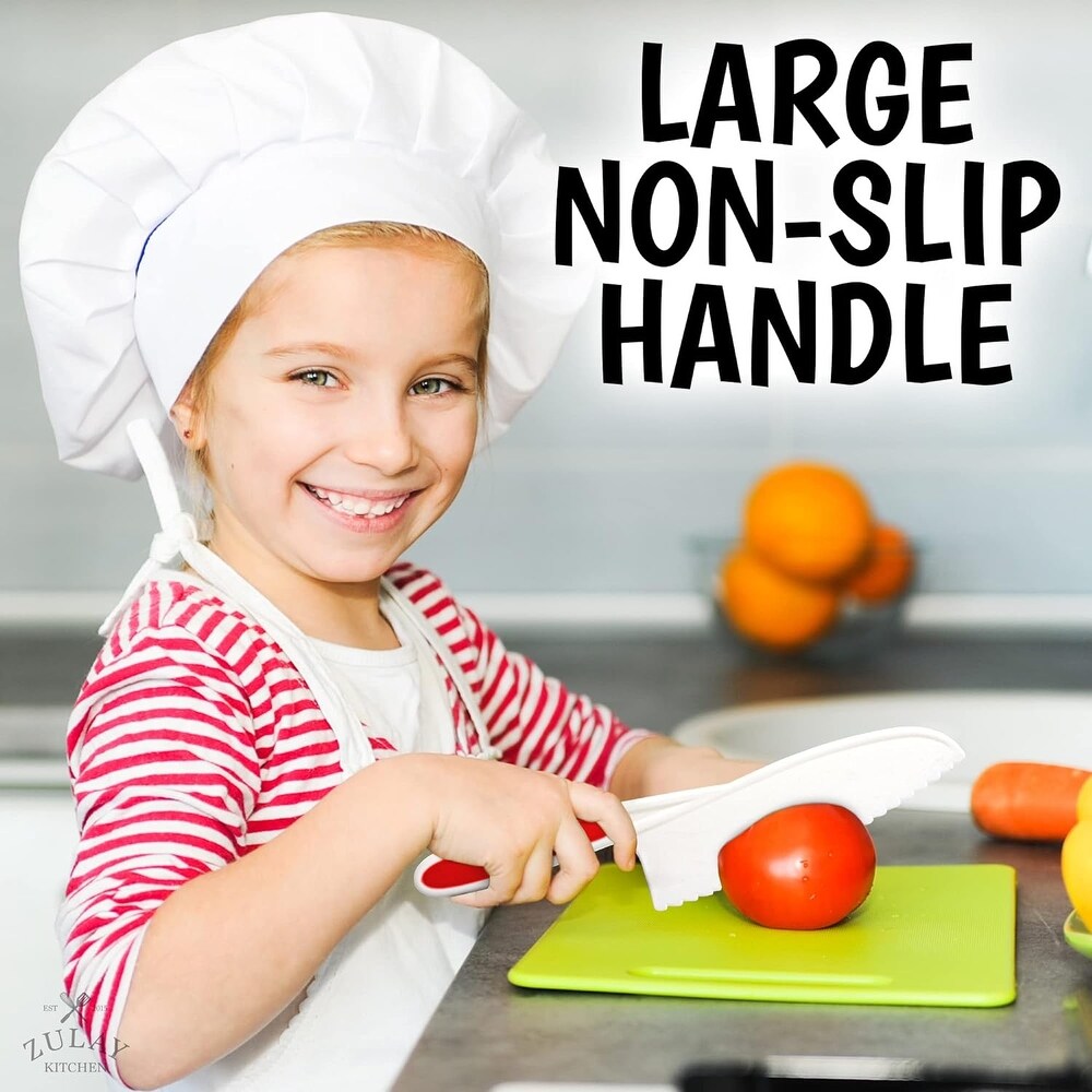 Zulay Kitchen Kids Knife Set for Cooking and Cutting