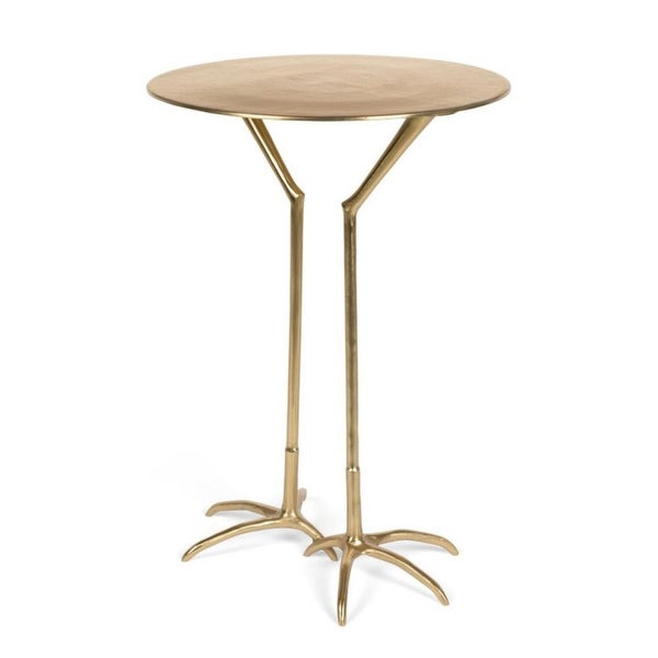 Bold Monkey The Gold Heron Gold Heron Leg Side Table