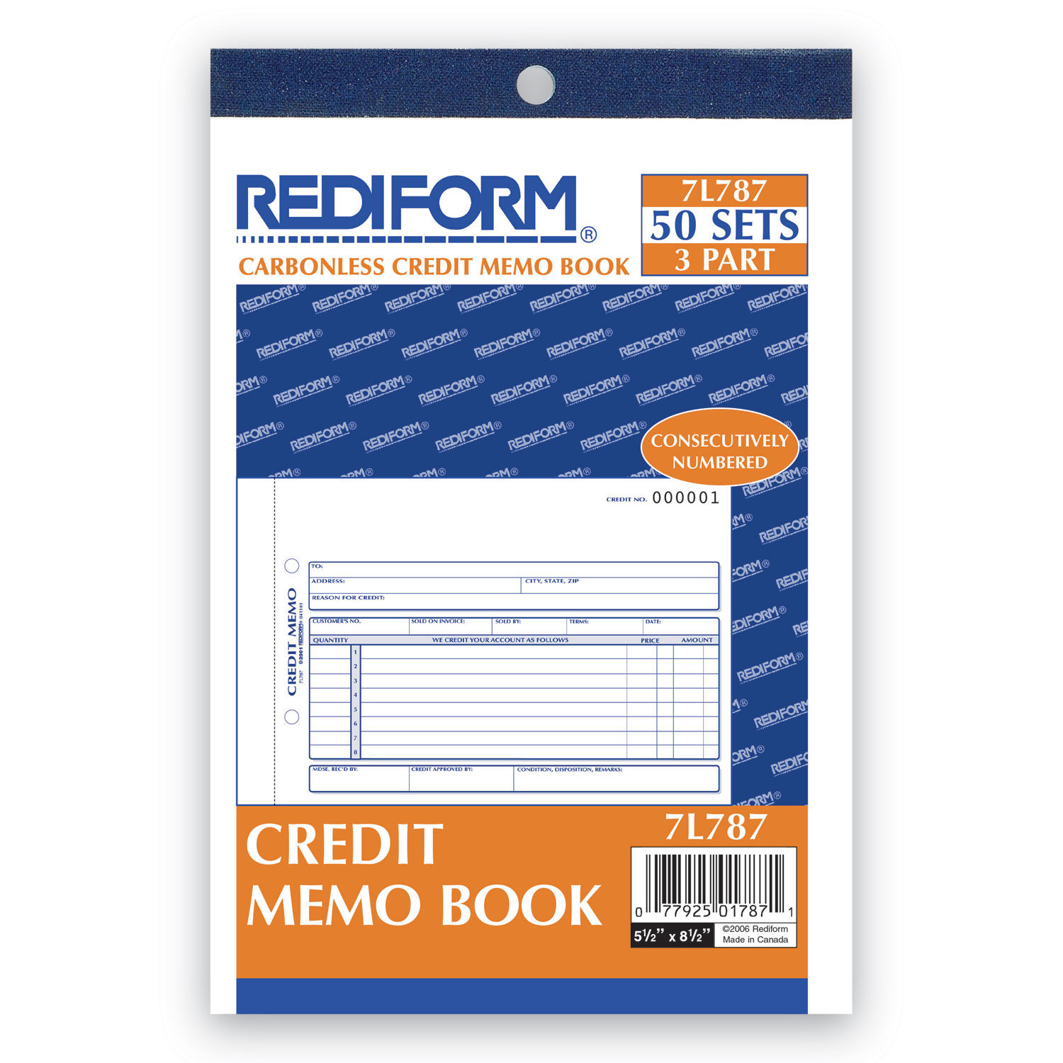 Credit Memo Book by Rediformandreg; RED7L787