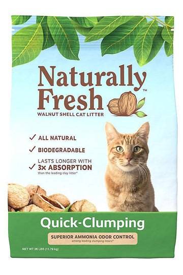 Naturally Fresh Clumping Cat Litter， 26 lb