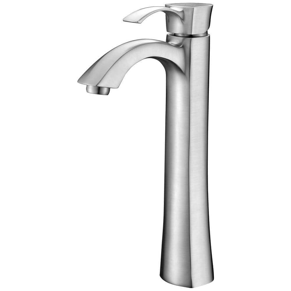 ANZZI Harmony Series Single Hole SingleHandle Vessel Bathroom Faucet in Brushed Nickel